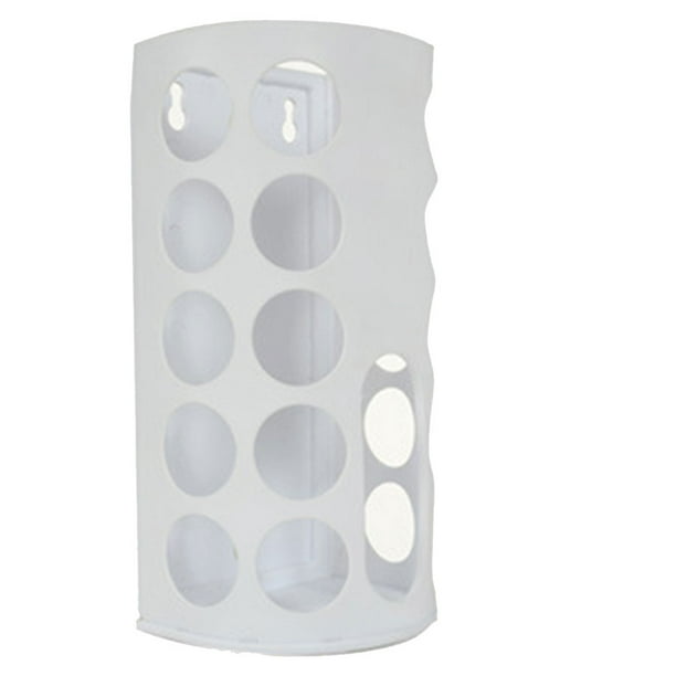 Bag Holder Dispenser Grocery Plastic Storage Box Wall Mount Kitchen neYH